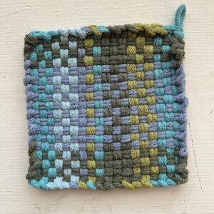 Single Handmade Cotton Potholder/Trivet
